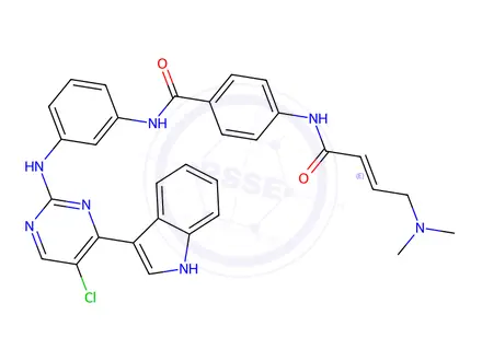 Chemical structure of THZ1 Dihydrochloride
