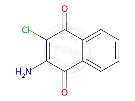 Chemical structure of Quinoclamine