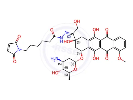 Chemical structure of Aldoxorubicin Hydrochloride Impurity 2