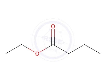 Chemical structure of Butyric acid-ethyl ester