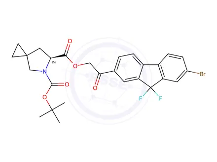 Chemical structure of Ledipasvir Impurity 28