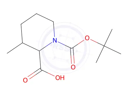Chemical structure of cis-3-Methyl-piperidine-1,2-dicarboxylic Acid 1-tert-Butyl Ester