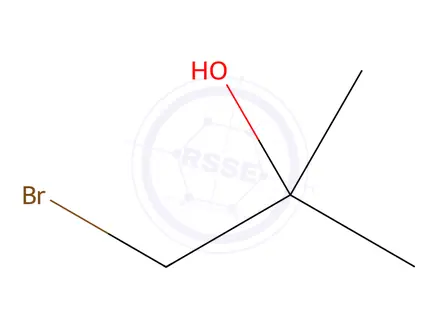 Chemical structure of 1-Bromo-2-Methylpropan-2-Ol