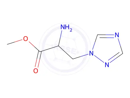 Chemical structure of Methyl 2-Amino-3-(1h-1,2,4-triazol-1-yl)propanoate