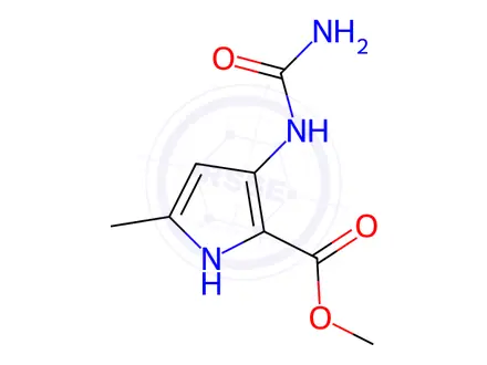 Chemical structure of Methyl 5-methyl-3-ureido-1H-pyrrole-2-carboxylate