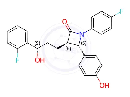 Chemical structure of Ezetimibe Impurity H