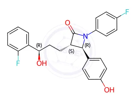 Chemical structure of 3’-(2-Fluorophenyl)Ezetimibe