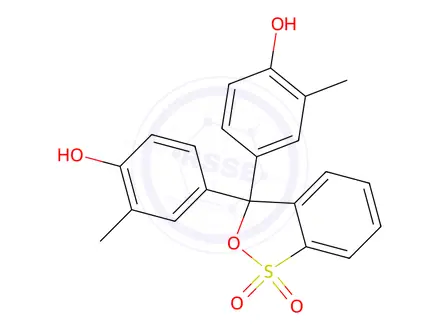 Chemical structure of Cresol red