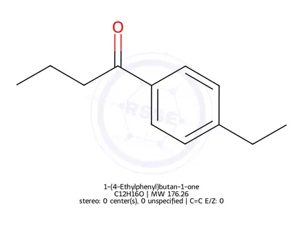 Chemical structure of 1-(4-Ethylphenyl)butan-1-one