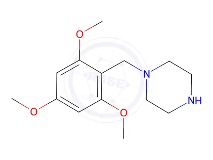Chemical structure of Trimetazidine Impurity F HCl