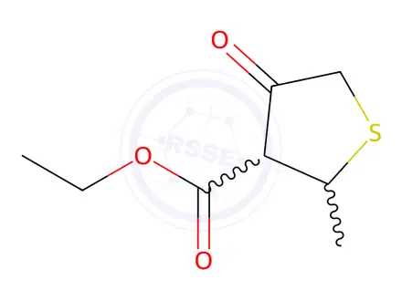 Chemical structure of Ethyl 2-methyl-4-oxotetrahydrothiophene-3-carboxylate