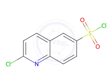 Chemical structure of 2-Chloroquinoline-6-sulfonyl Chloride