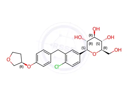 Chemical structure of Empagliflozin R-isomer