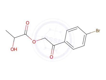 Chemical structure of p-Bromophenacyl Lactate