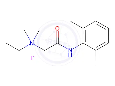 Chemical structure of Lidocaine methiodide