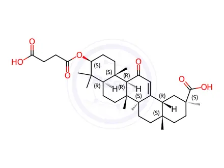 Chemical structure of Carbenoxolone