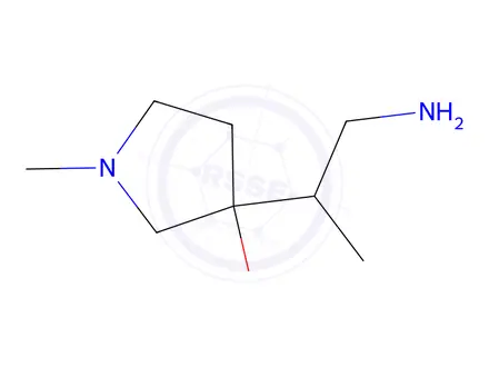 Chemical structure of 3-(1-Aminopropan-2-yl)-1-methylpyrrolidin-3-ol