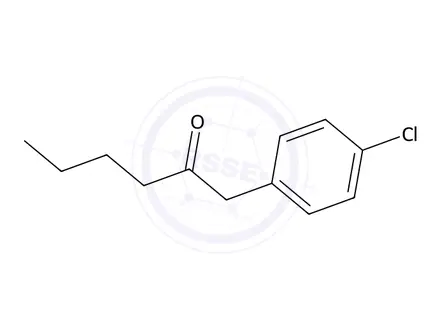 Chemical structure of 1-(4-Chlorophenyl)hexan-2-one