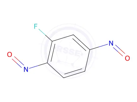 Chemical structure of Benzene, 2-fluoro-1,4-dinitroso-(9CI)