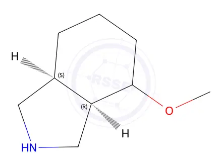Chemical structure of (3aR,7aS)-4-methoxyoctahydro-1H-isoindole