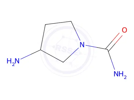 Chemical structure of 1-Pyrrolidinecarboxamide,3-amino-