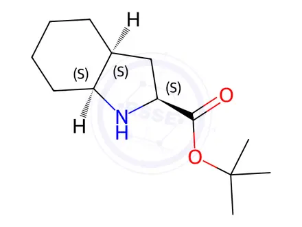 Chemical structure of (2S,3AS,7AS)-TERT-BUTYL OCTAHYDRO-1H-INDOLE-2-CARBOXYLATE