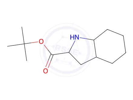 Chemical structure of (S)-OCTAHYDRO-INDOLE-2-CARBOXYLIC ACID TERT-BUTYL ESTER