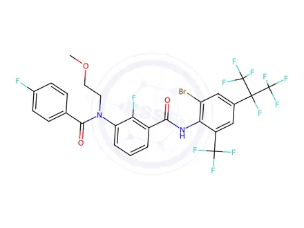 Chemical structure of Trioxyflanilide