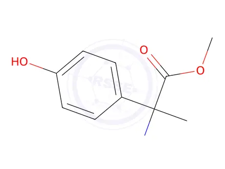 Chemical structure of Methyl 2-amino-2-(4-hydroxyphenyl)propanoate