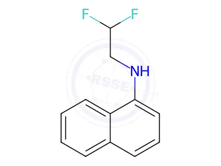 Chemical structure of N-(2,2-difluoroethyl)naphthalen-1-amine