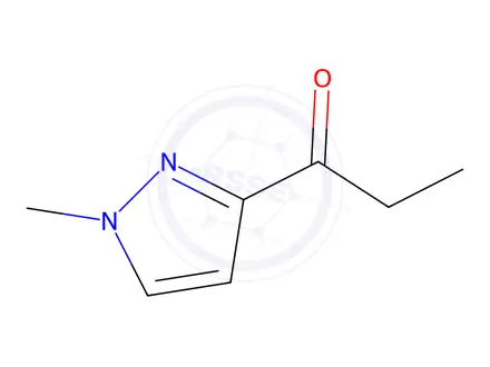 Chemical structure of 1-(1-Methyl-1h-pyrazol-3-yl)propan-1-one