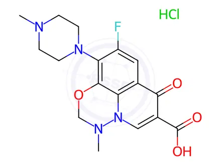 Chemical structure of Marbofloxacin Hydrochloride