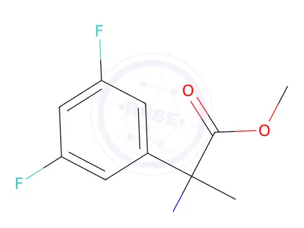 Chemical structure of Methyl 2-amino-2-(3,5-difluorophenyl)propanoate