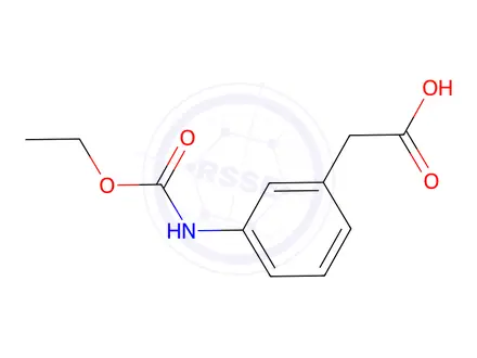 Chemical structure of (3-Ethoxycarbonylaminophenyl)acetic acid