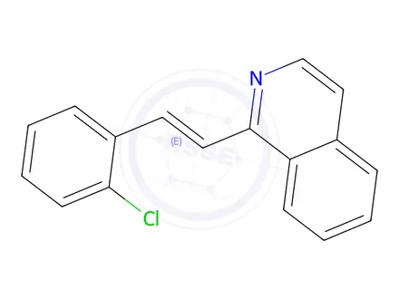 Chemical structure of 1-(2-Chlorostyryl)isoquinoline