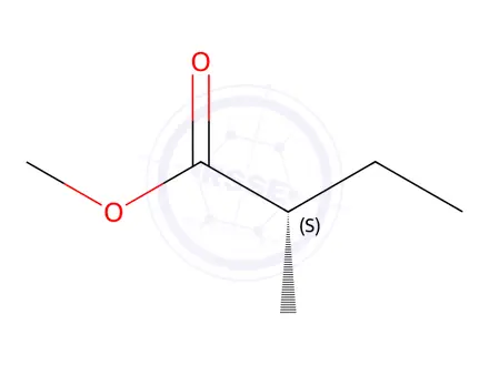 Chemical structure of (2S)-2-Methyl-butanoic Acid Methyl Ester