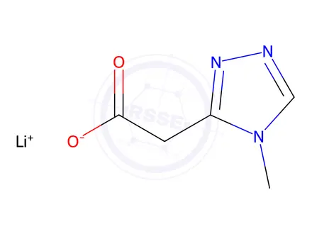 Chemical structure of Ribavirin Impurity 34 Lithium Salt