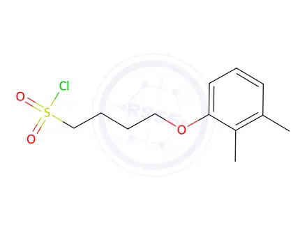 Chemical structure of 4-(2,3-dimethylphenoxy)butane-1-sulfonyl chloride