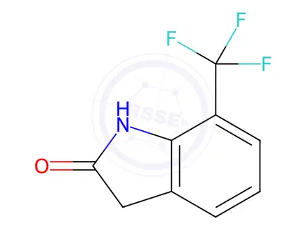 Chemical structure of 7-(Trifluoromethyl)indolin-2-one