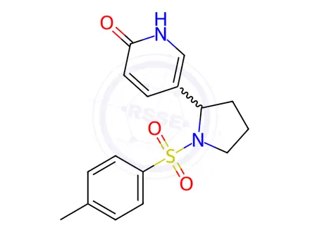 Chemical structure of 5-(1-Tosylpyrrolidin-2-yl)pyridin-2(1H)-one