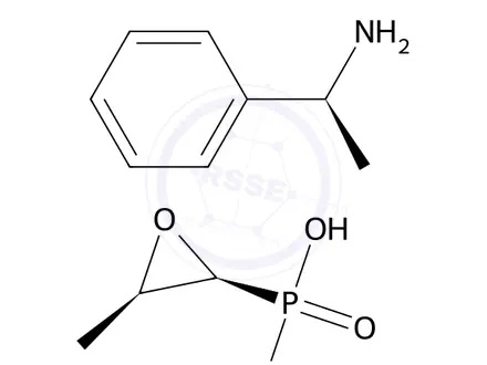 Chemical structure of Fosfomycin Trometamol Impurity 6 (-)-α-Methylbenzylamine Salt