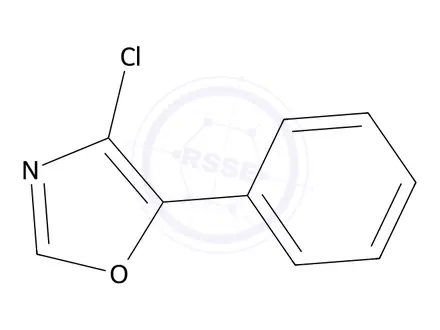 Chemical structure of 4-Chloro-5-phenyloxazole