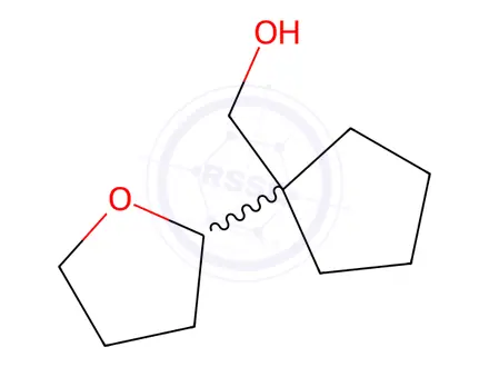 Chemical structure of [1-(oxolan-2-yl)cyclopentyl]methanol