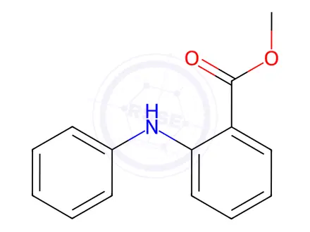 Chemical structure of 2-Anilinobenzoic acid methyl ester