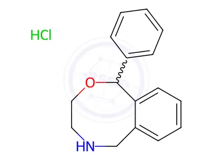 Chemical structure of N-Desmethyl Nefopam (HCl)