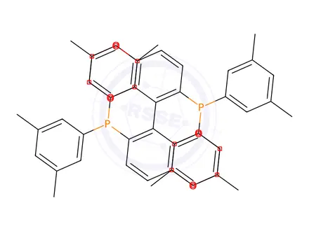 Chemical structure of (5S)-6,6'-Bis(bis(3,5-dimethylphenyl)phosphaneyl)-2,2',3,3'-tetrahydro-5,5'-bibenzo[b][1,4]dioxine