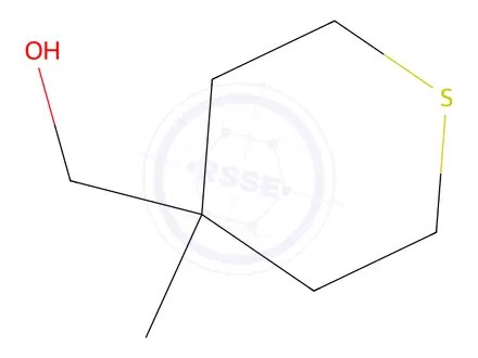 Chemical structure of (4-Methyltetrahydro-2H-thiopyran-4-yl)methanol