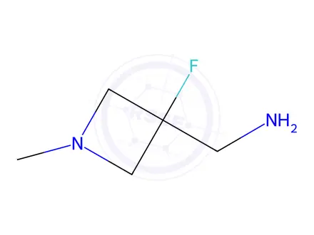 Chemical structure of (3-fluoro-1-methylazetidin-3-yl)methanamine