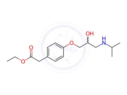 Chemical structure of Metoprolol Acid Ethyl Ester