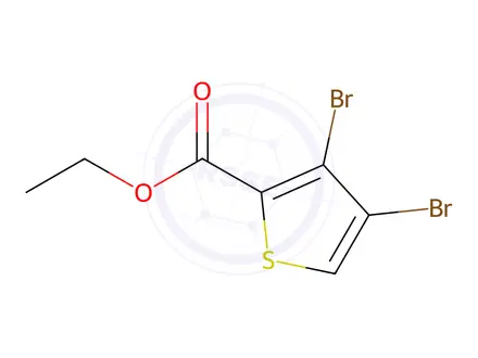 Chemical structure of Ethyl 3,4-dibromothiophene-2-carboxylate